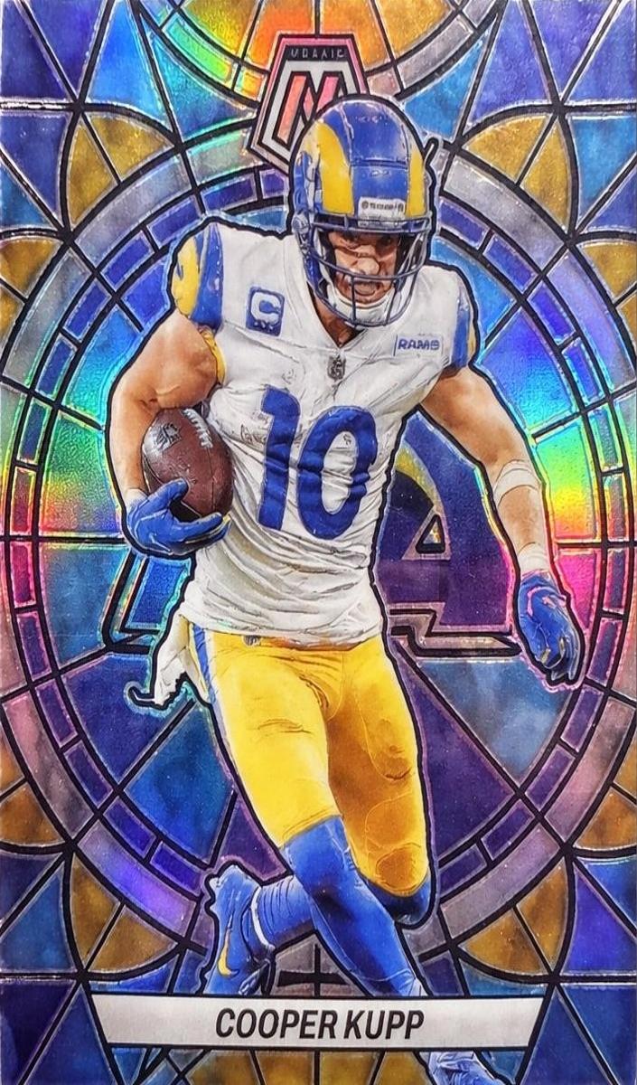 2023 Panini Mosaic Stained Glass Cooper Kupp #SG-17 card