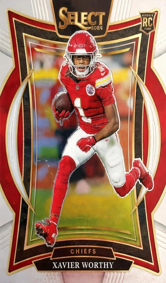 Xavier Worthy 2024 Select Football card
