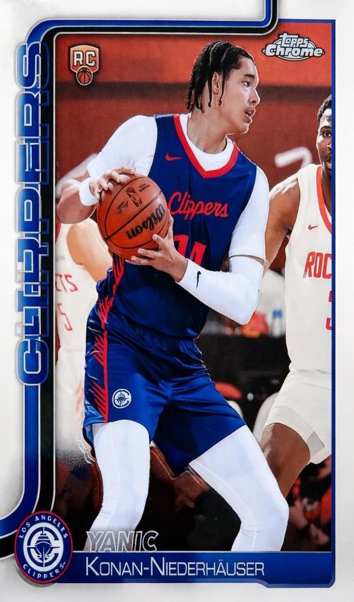 Yanic Konan-Niederhauser 2025-26 Topps Chrome Basketball card