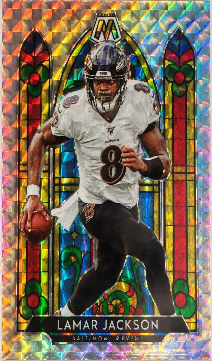 2020 Panini Mosaic Lamar Jackson #SG3 card