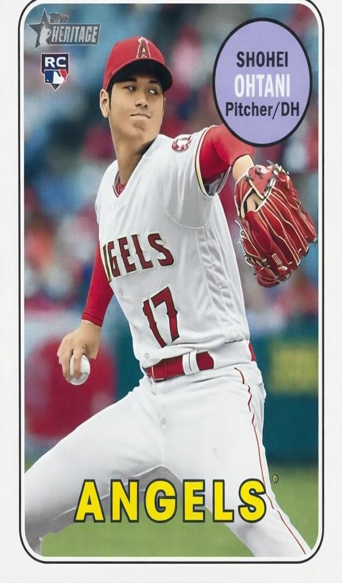 2018 Topps Topps Heritage ACTION #600 Shohei Ohtani front