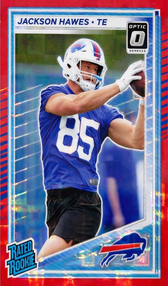 2025 Panini Donruss Jackson Hawes [Orange Autograph] #357 card