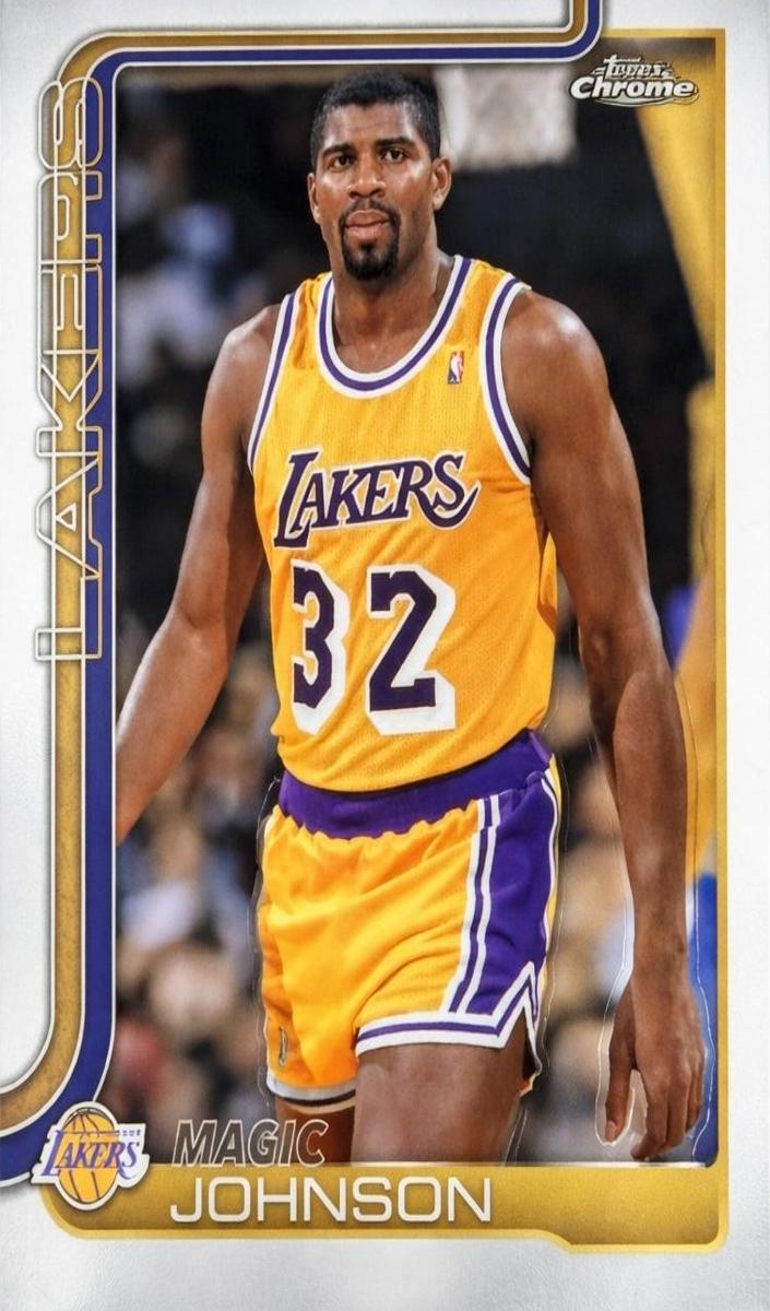 Magic Johnson 2025-26 Topps Chrome Basketball card