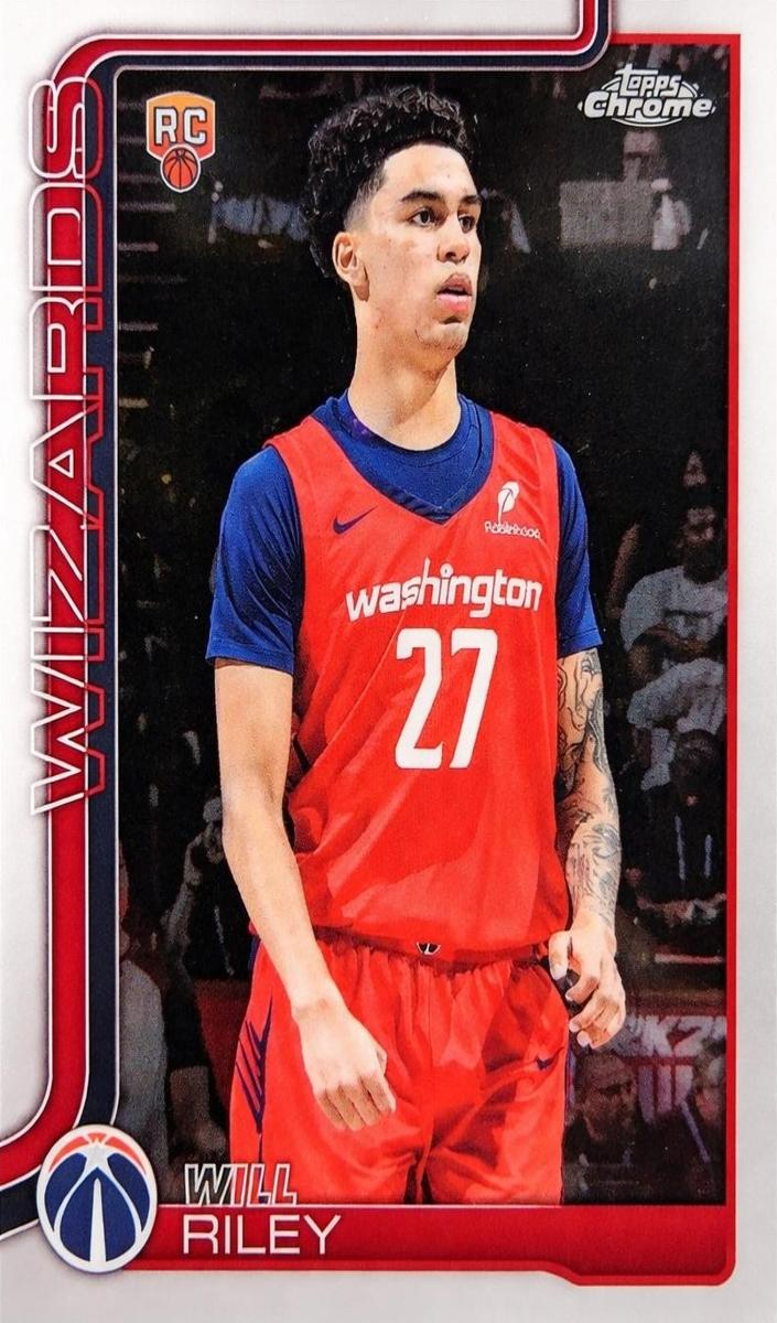 Will Riley 2025-26 Topps Chrome Basketball card