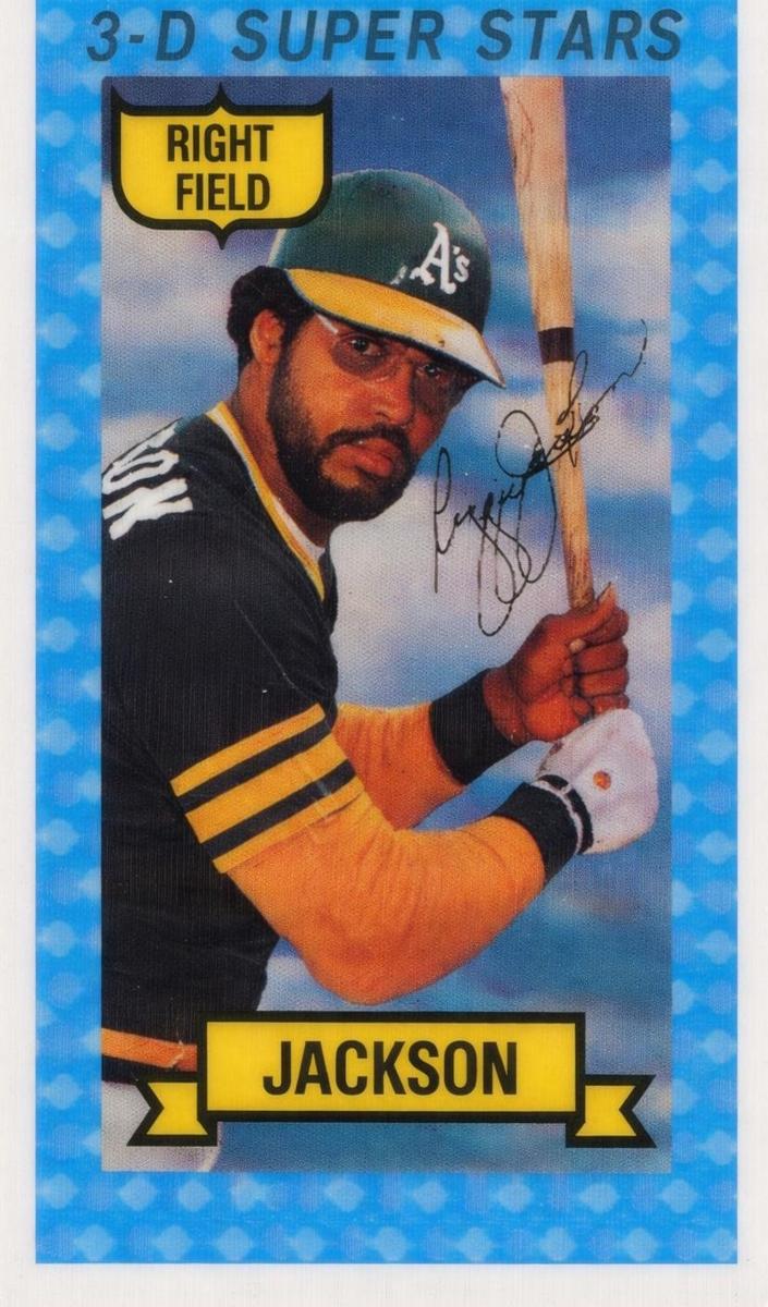 1974 Kellogg's Reggie Jackson #20 card