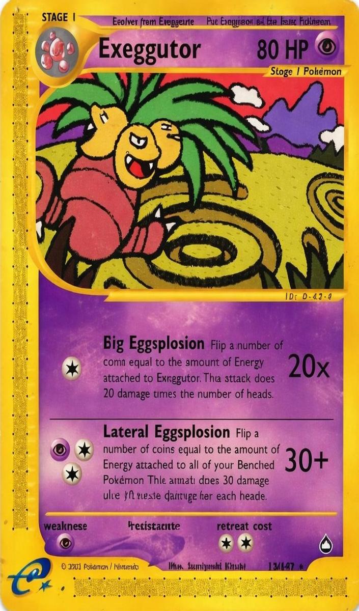 Exeggutor 2003 Pokemon Aquapolis