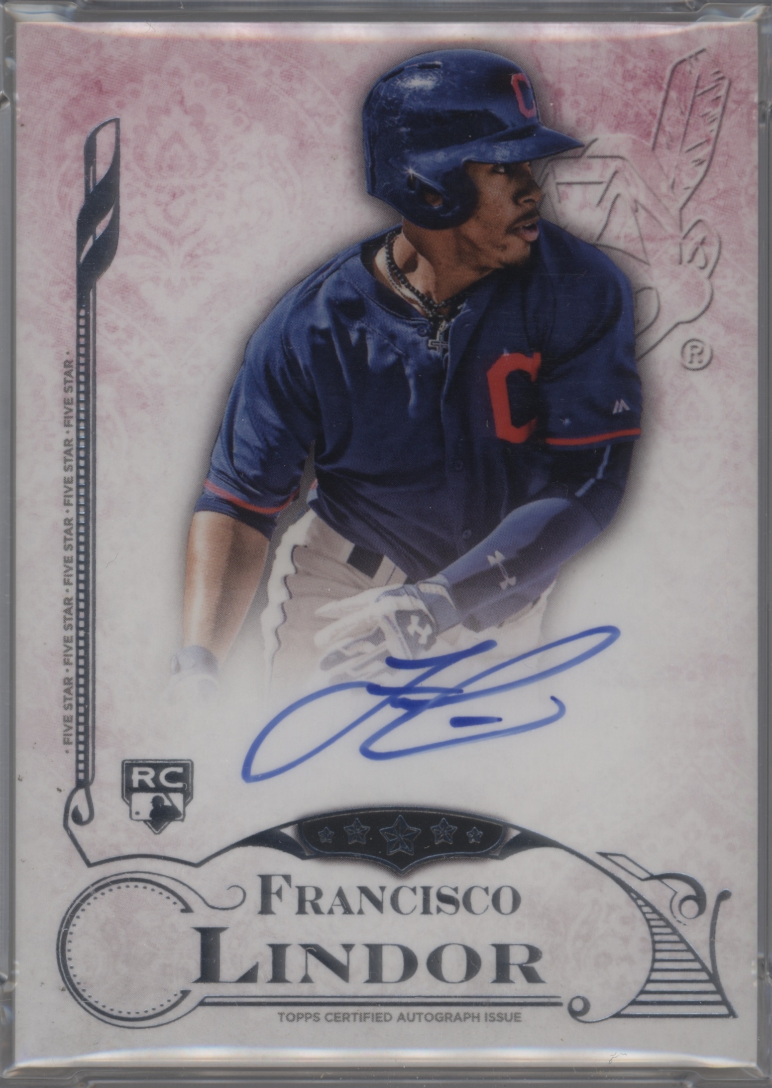 2015 Topps Five Star Baseball Francisco Lindor #FSA-FL
