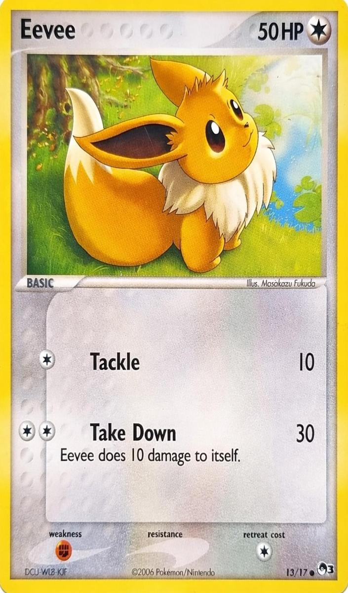 Eevee 2006 Pokemon POP Series 3