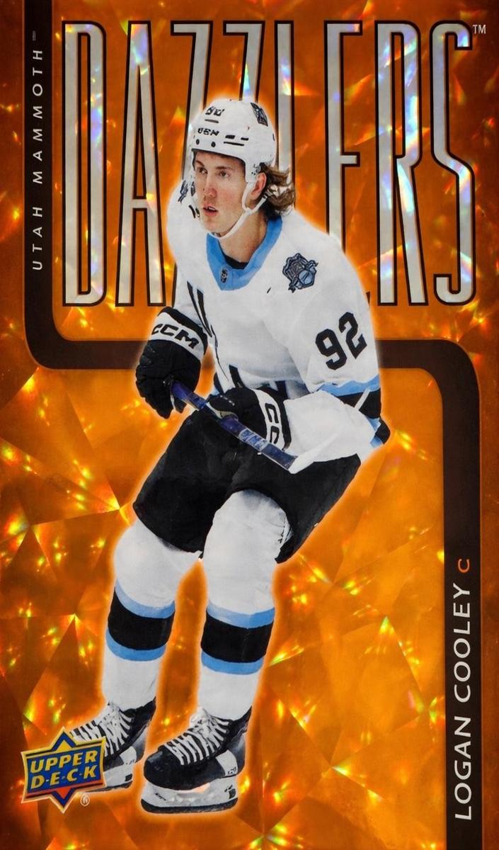 2025 Upper Deck Logan Cooley [Orange] #DZ-21 card
