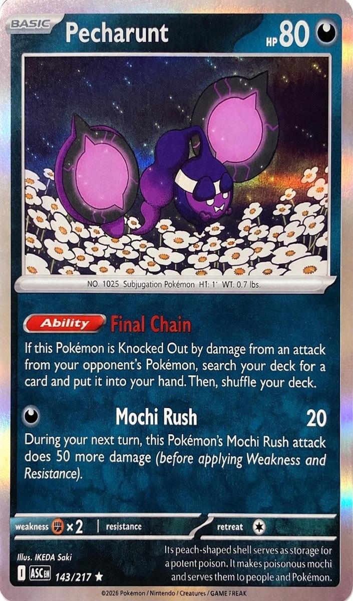 Pecharunt 2026 Pokemon Mega Evolution Ascended Heroes