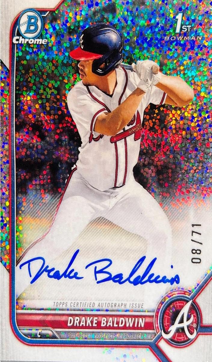 2022 Bowman Bowman Draft Chrome #CDADBN Baldwin front