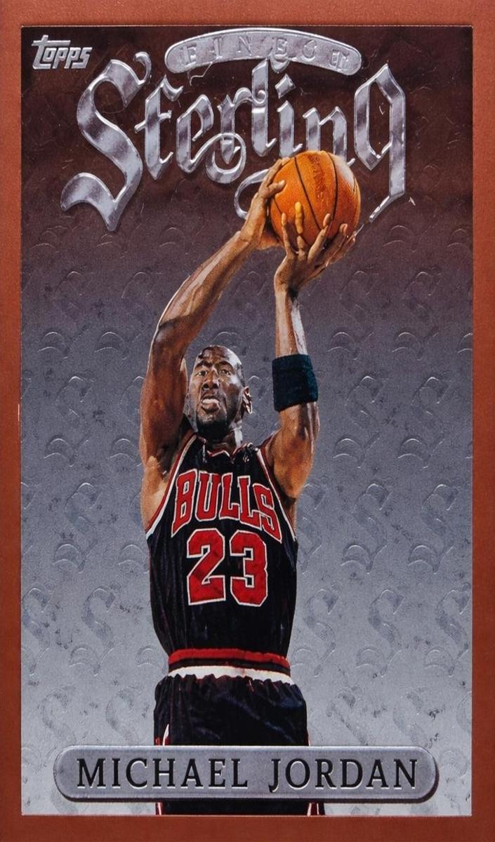 1996 Finest   Refractor #50 Michael Jordan front
