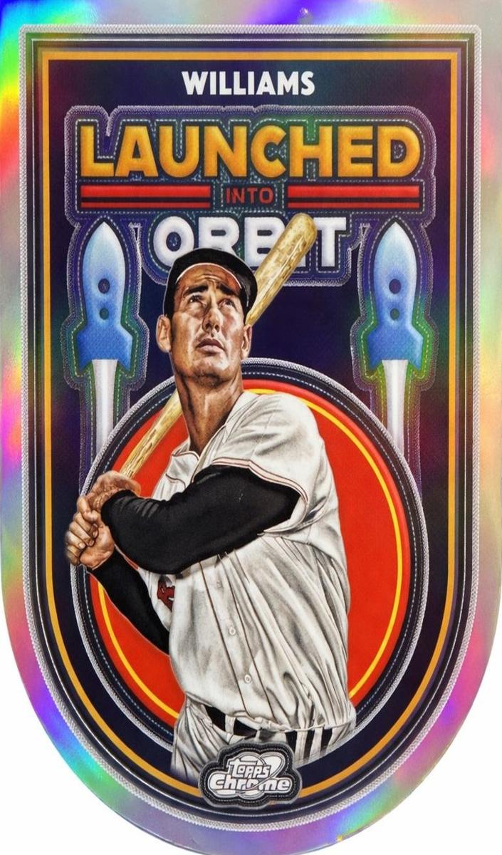 2025 Topps Cosmic Chrome Launched Into Orbit Ted Williams #LIO-6 card