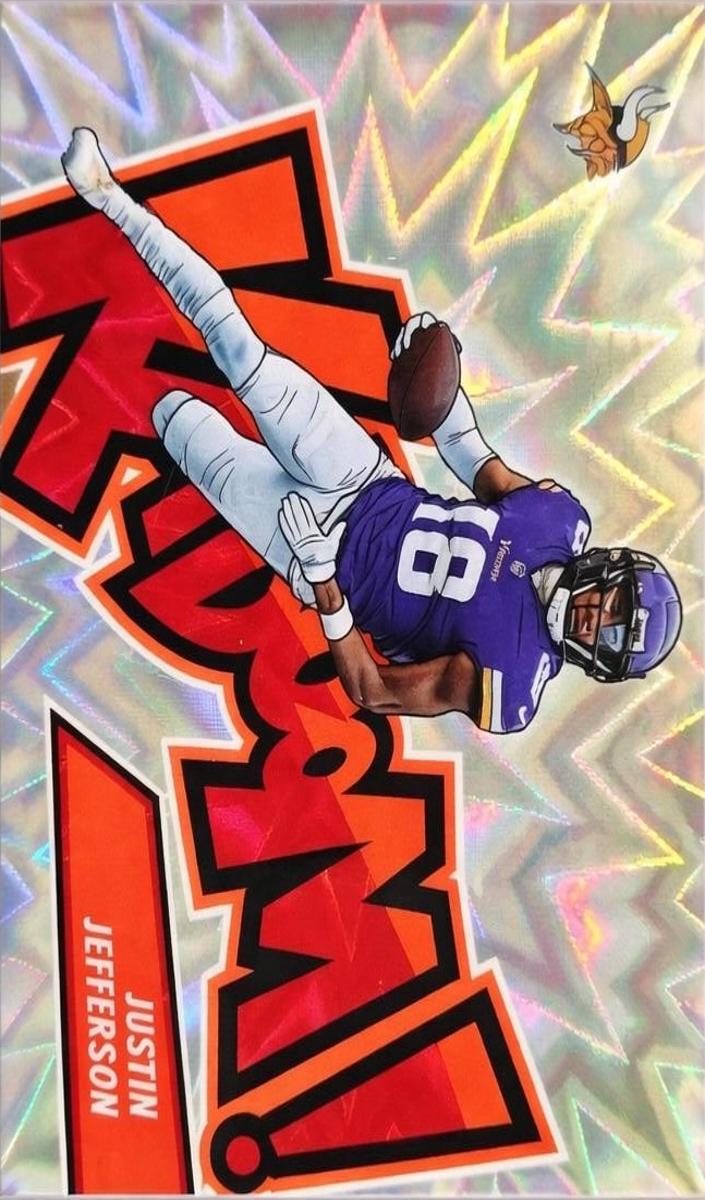 2023 Panini Absolute Kaboom Horizontal Justin Jefferson #7 card