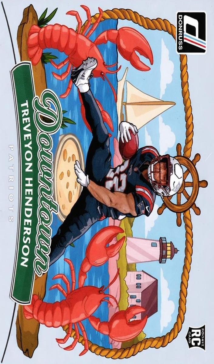 2025 Panini Donruss Downtown Horizontal TreVeyon Henderson #15 card