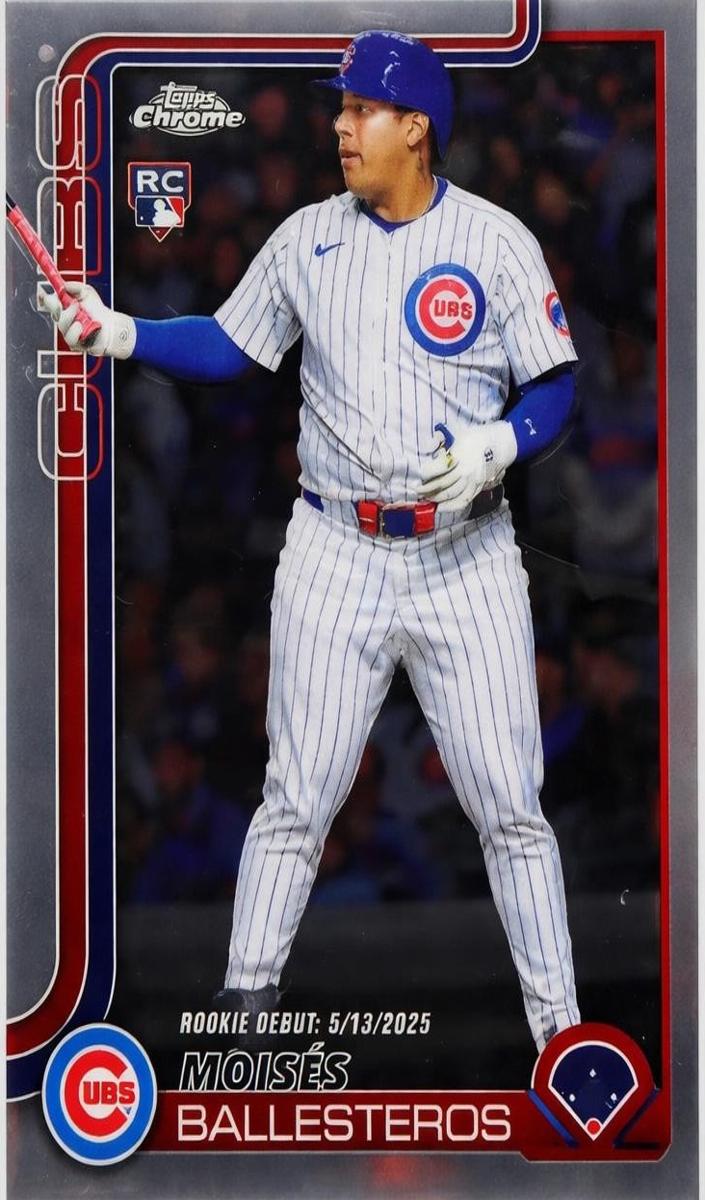 Moises Ballesteros 2025 Topps Chrome Update Baseball card