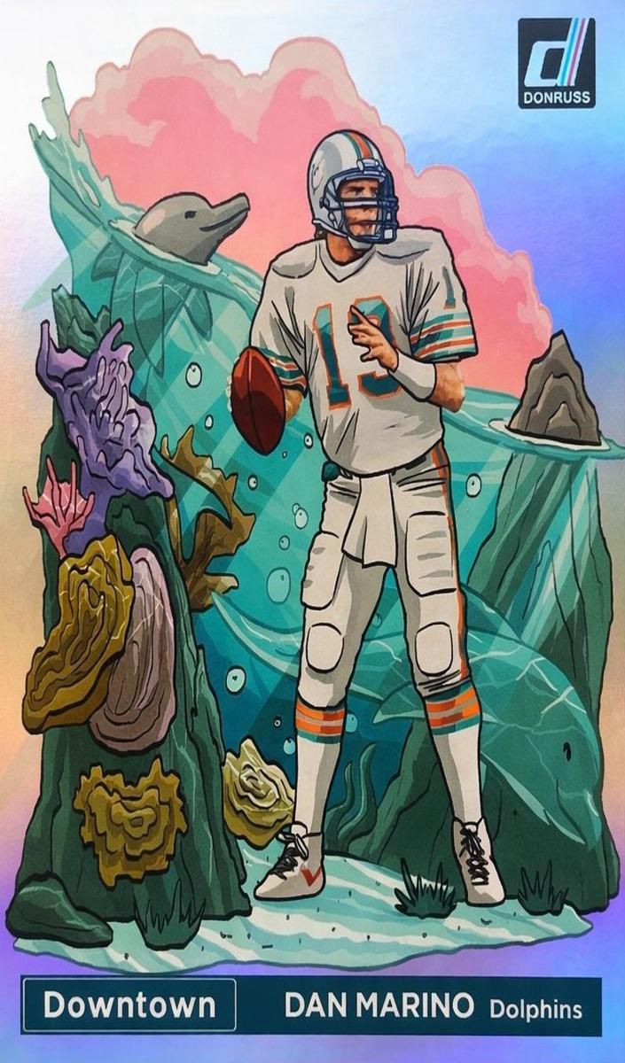 2023 Panini Donruss Downtown Dan Marino #D-8 card
