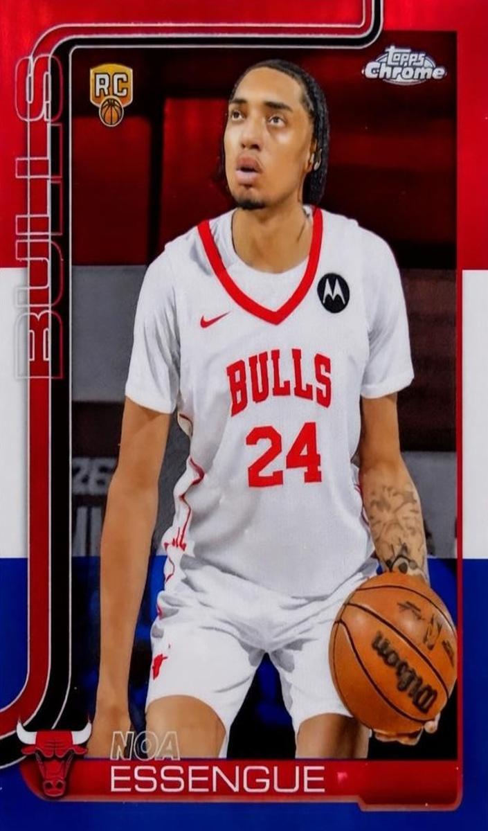 Noa Essengue 2025-26 Topps Chrome Basketball card