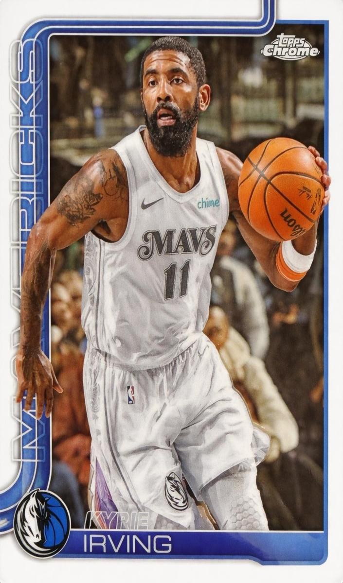 Kyrie Irving 2025-26 Topps Chrome Basketball card