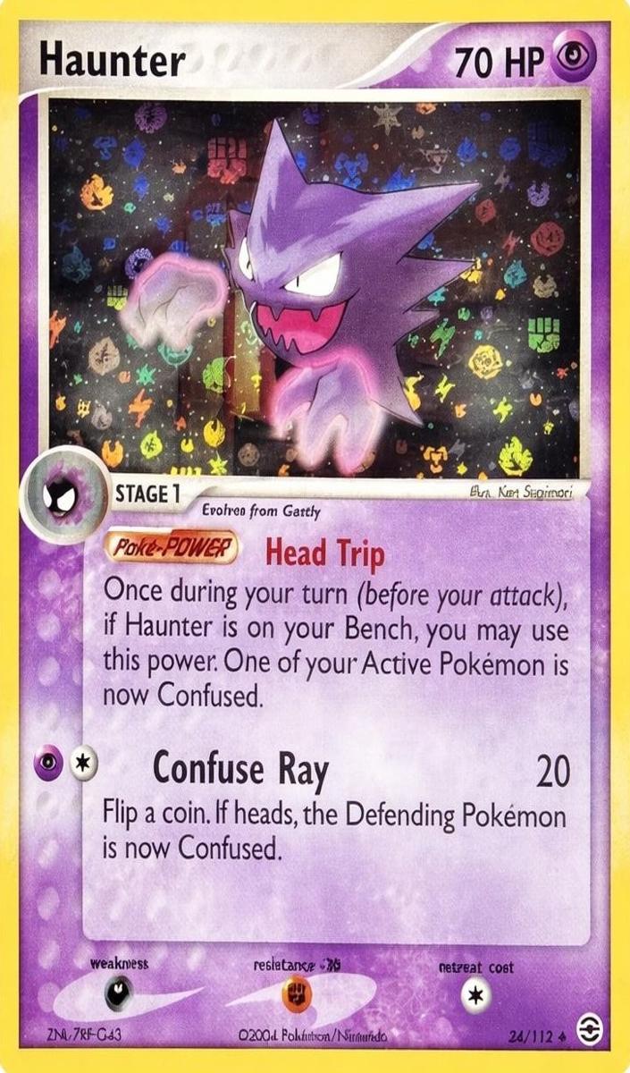 2004 Leaf Green #34 Haunter front