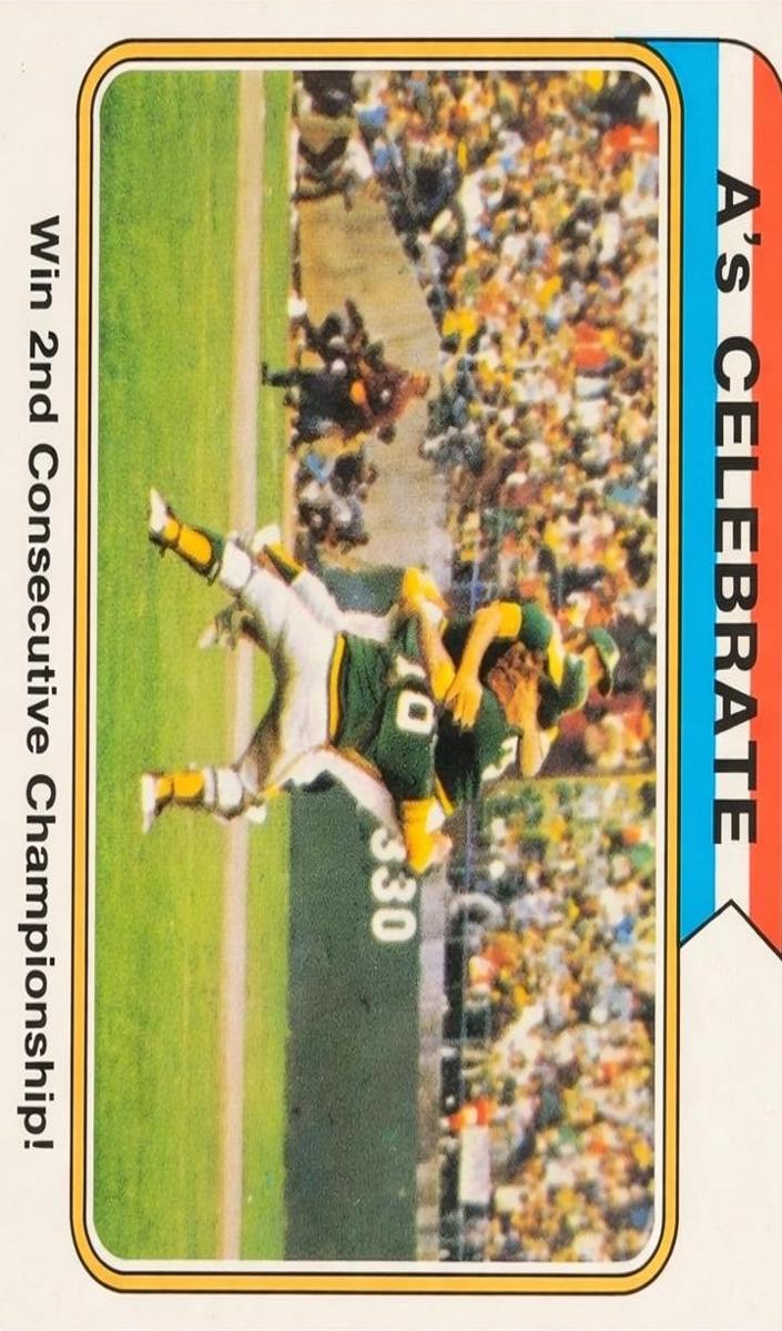 1974 A's Celebrate #479