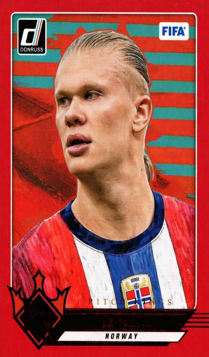 2024 Panini Donruss Erling Haaland [Red] #11 card