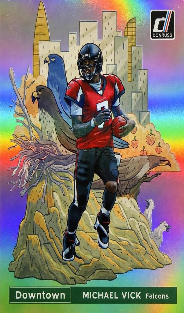 2021 Panini Donruss Downtown Michael Vick #DT-20 card