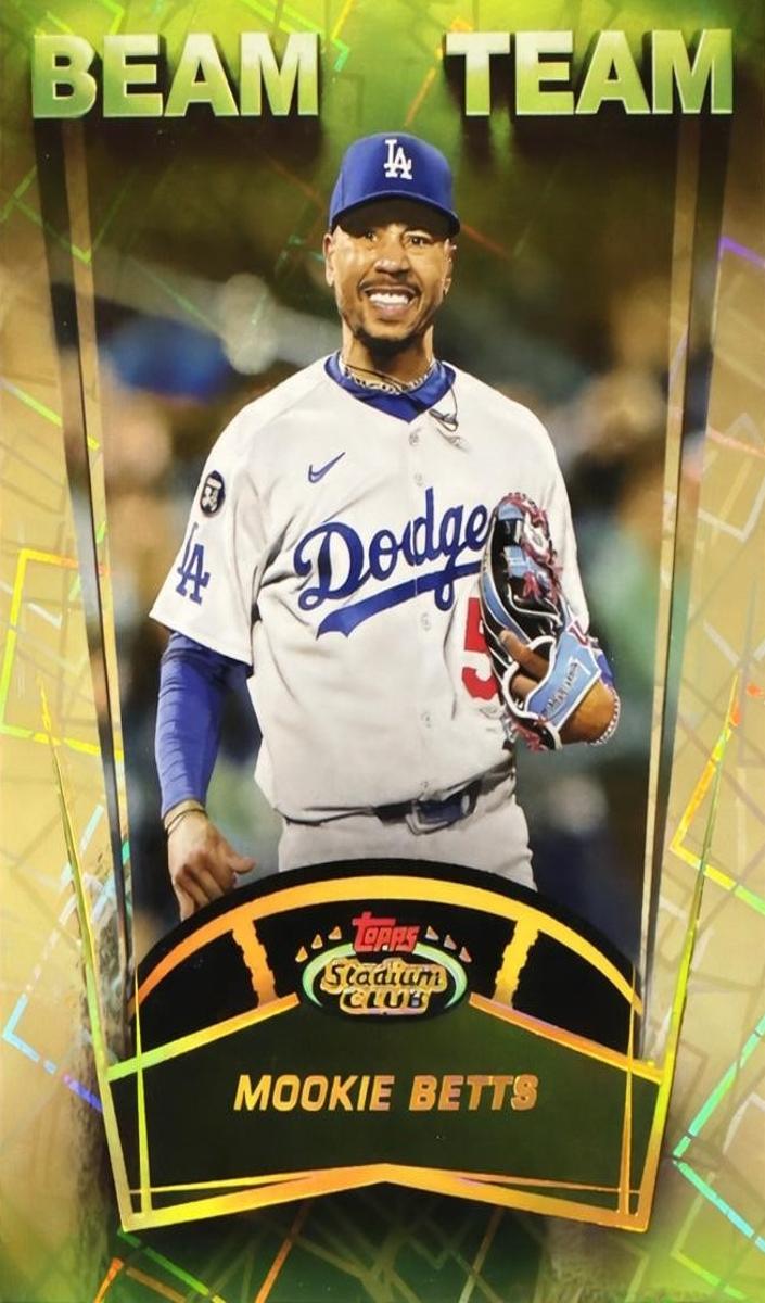 2024 Topps Stadium Club Beam Team Mookie Betts #BT-24 card
