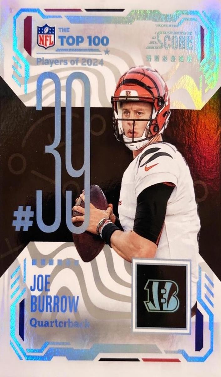 2025 Panini Score Top 100 Joe Burrow #39 card