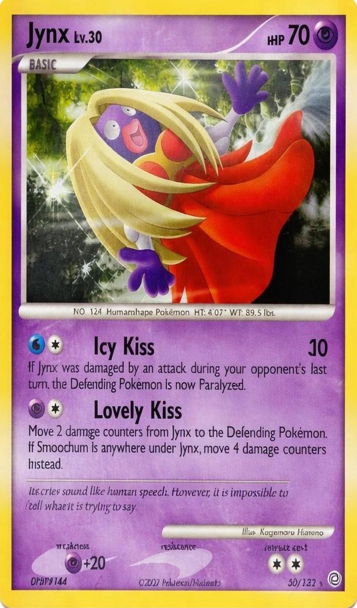 Jynx 2007 Pokemon Diamond & Pearl Secret Wonders