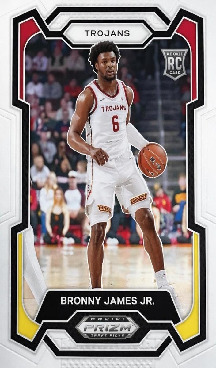 Bronny James Jr. 2024 Prizm Draft Picks card