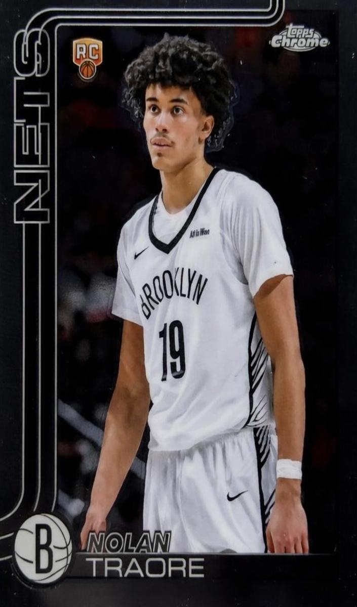 Nolan Traore 2025-26 Topps Chrome Basketball card