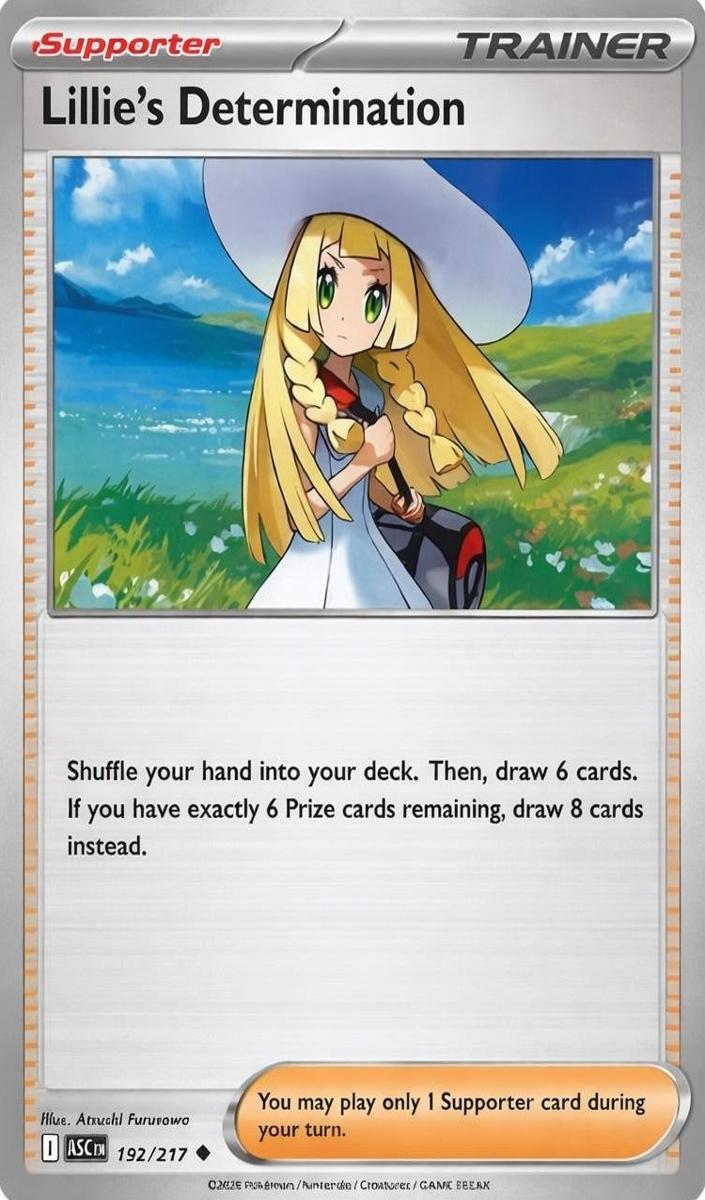 Lillie's Determination 2026 Pokemon Mega Evolution Ascended Heroes