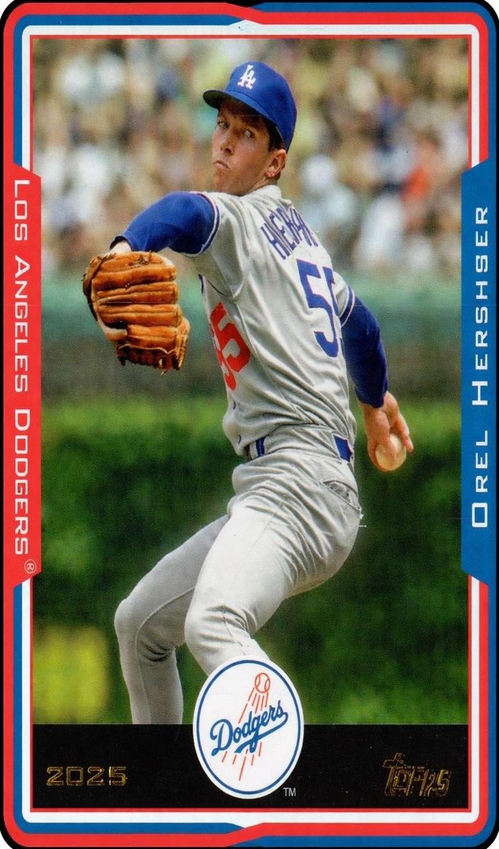 2025 Orel Hershiser [Black Foilboard] #217