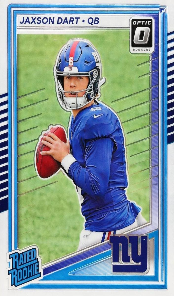 Jaxson Dart 2025 Donruss Optic Football