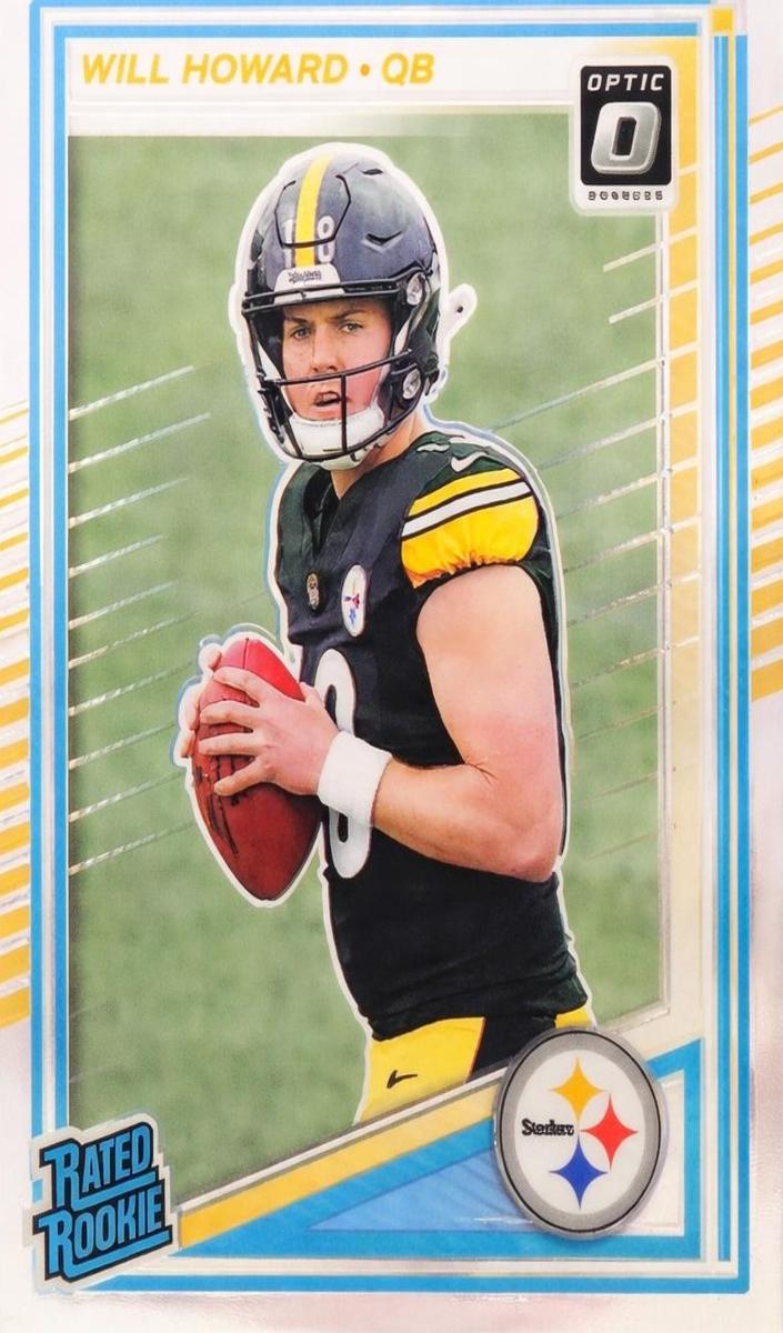 Will Howard 2025 Donruss Optic Football card
