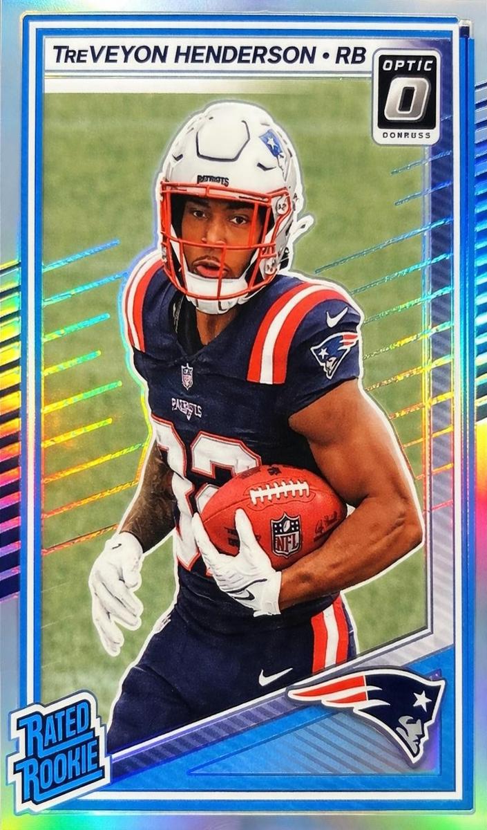 TreVeyon Henderson 2025 Donruss Optic Football card