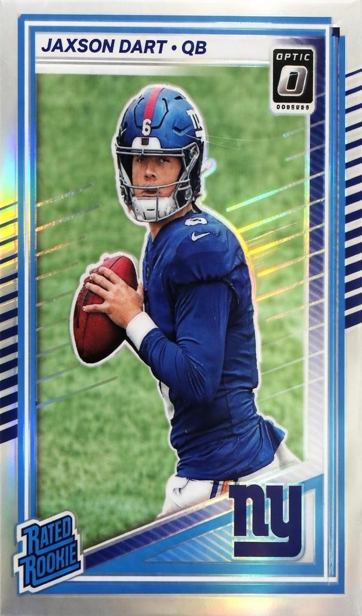 Jaxson Dart 2025 Donruss Optic Football card