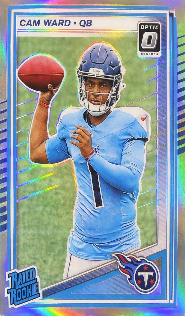 Cam Ward 2025 Donruss Optic Football card