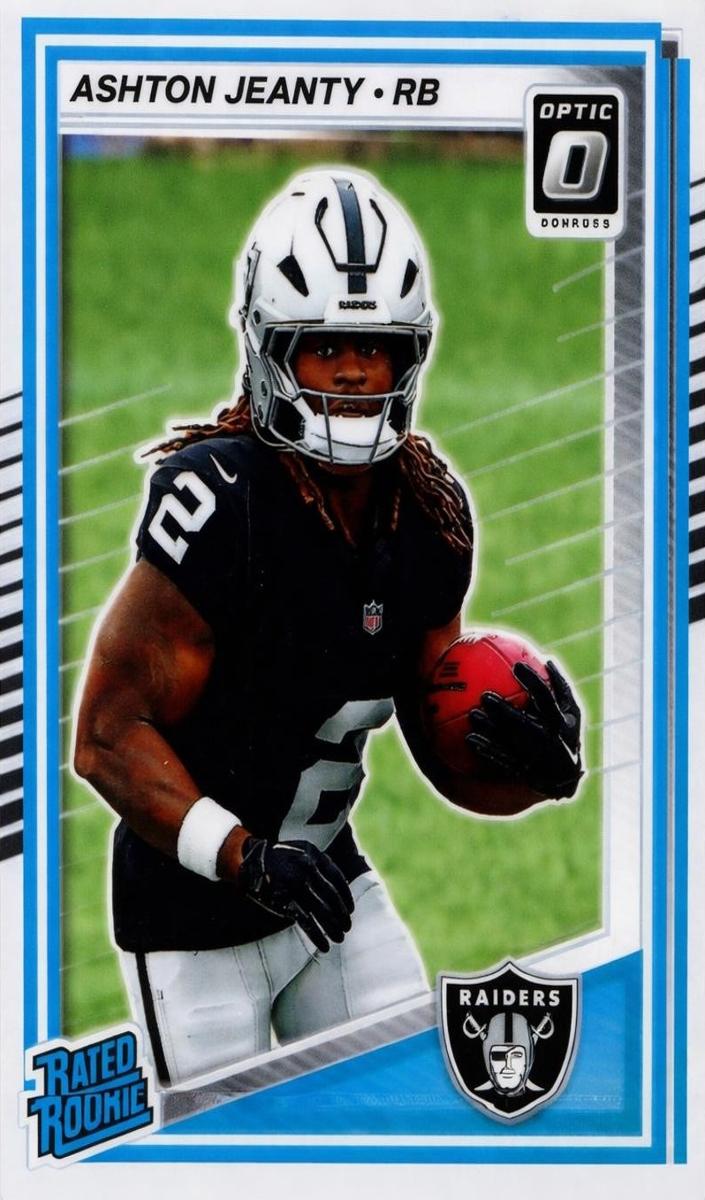 Ashton Jeanty 2025 Donruss Optic Football card