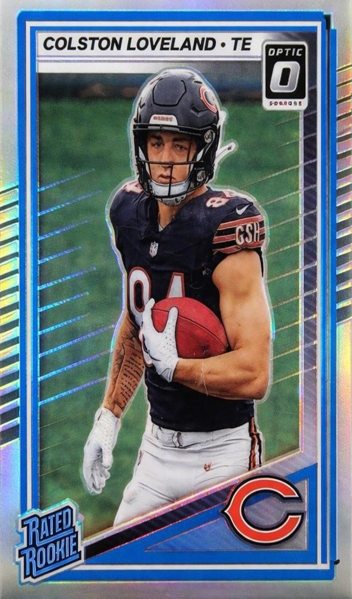 Colston Loveland 2025 Donruss Optic Football card