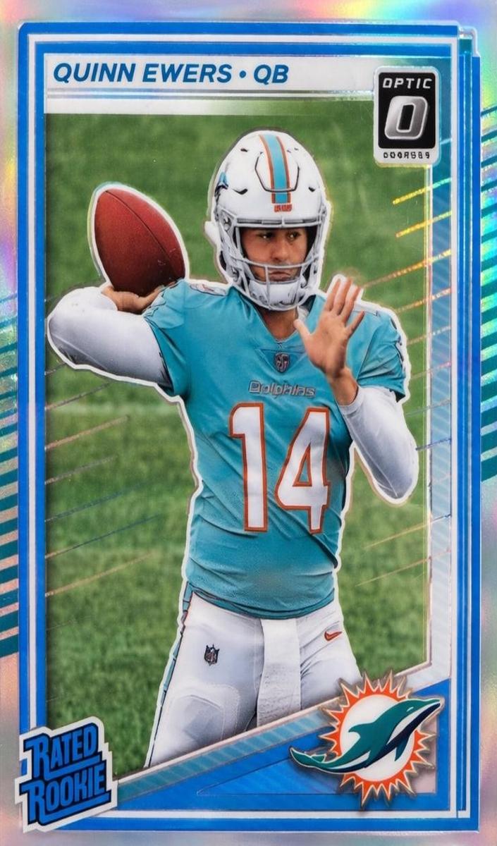 Quinn Ewers 2025 Donruss Optic Football card