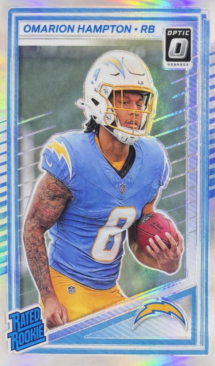Omarion Hampton 2025 Donruss Optic Football card
