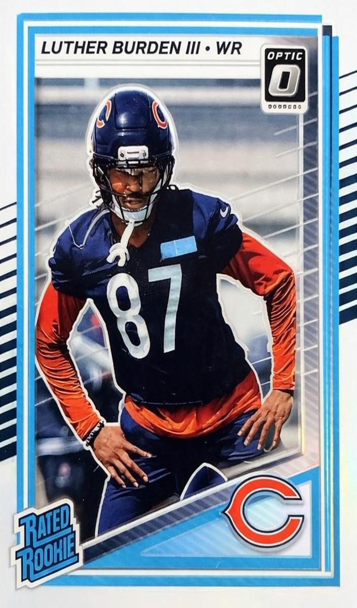 Luther Burden III 2025 Donruss Optic Football card