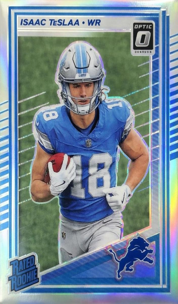Isaac TeSlaa 2025 Donruss Optic Football card