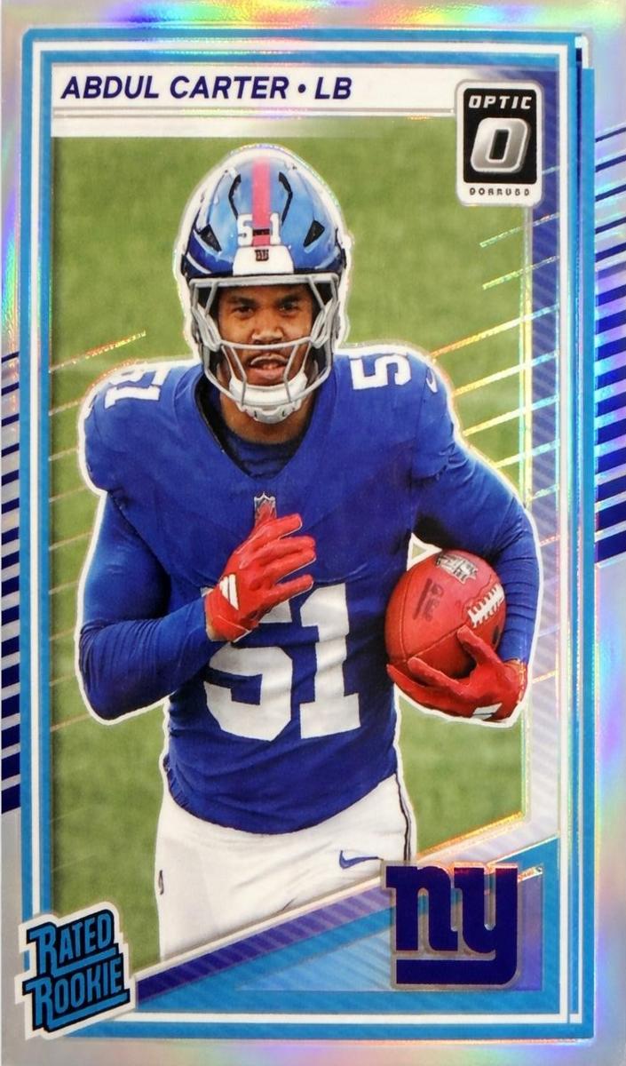 Abdul Carter 2025 Donruss Optic Football card