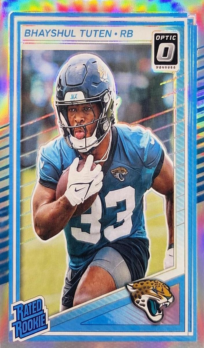 Bhayshul Tuten 2025 Donruss Optic Football card