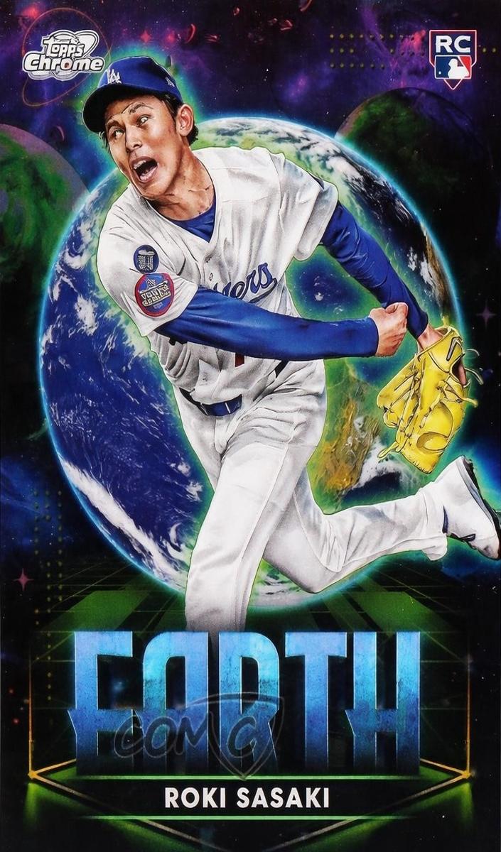 2025 Topps Cosmic Chrome Planetary Pursuit Roki Sasaki #PPE-6 card