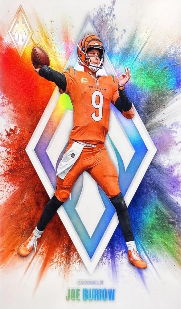 2025 Panini Phoenix Color Blast #17 Joe Burrow front