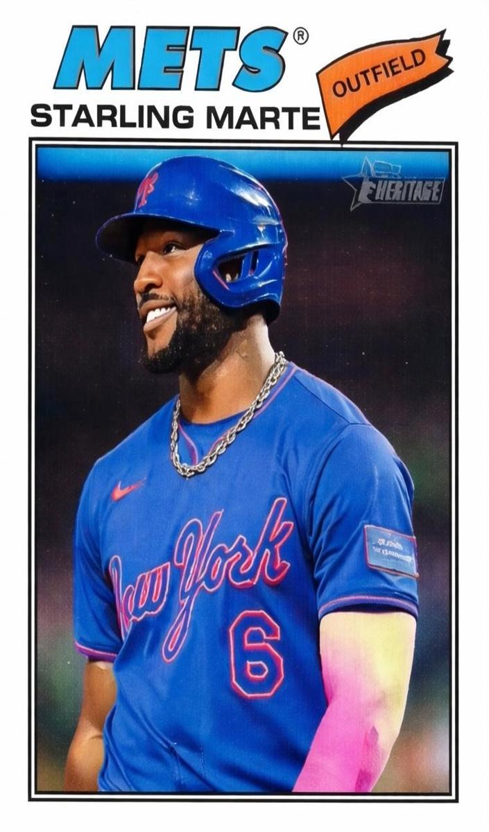 2026 Topps Heritage Starling Marte #213 card